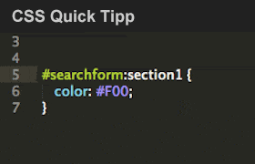 CSS Quick Tipp - Doppelpunkt