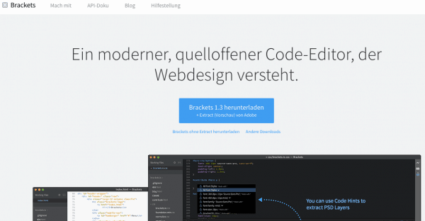 Brackets Website - Download
