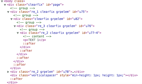 Von Muse erzeugter HTML Code