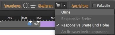 Adobe Muse Responsive - skalieren responsive Breite und Hoehe