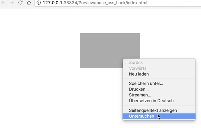 CSS ID im Chrome Browser ermitteln