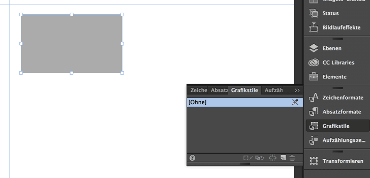 Grafikstile in Adobe Muse