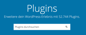 Anzahl der WordPress Plugins bei wordpress.org