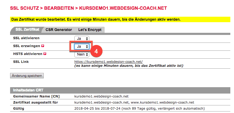 WordPress HTTPS Umstellung - SSL erzwingen