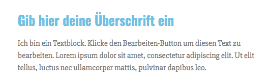 Google Webfonts - Anzeige der Webfonts
