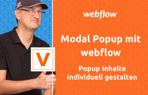 VIDEO webflow modal popup